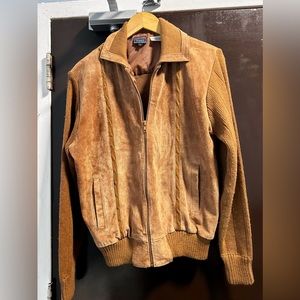 Men’s Surde & Acrylic sleeve jacket. 1980s Vintage Wear